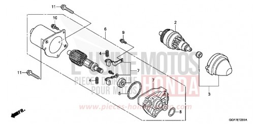 STARTING MOTOR (MITSUBA) NSC50E de 2014